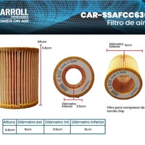 Filtro de aire CAR-SSAFCC630