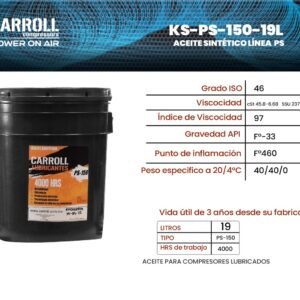 Aceite sintético KS-PS-150-19L