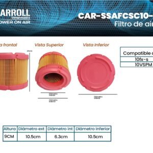 Filtro de aire CAR-SSAFCSC10-S